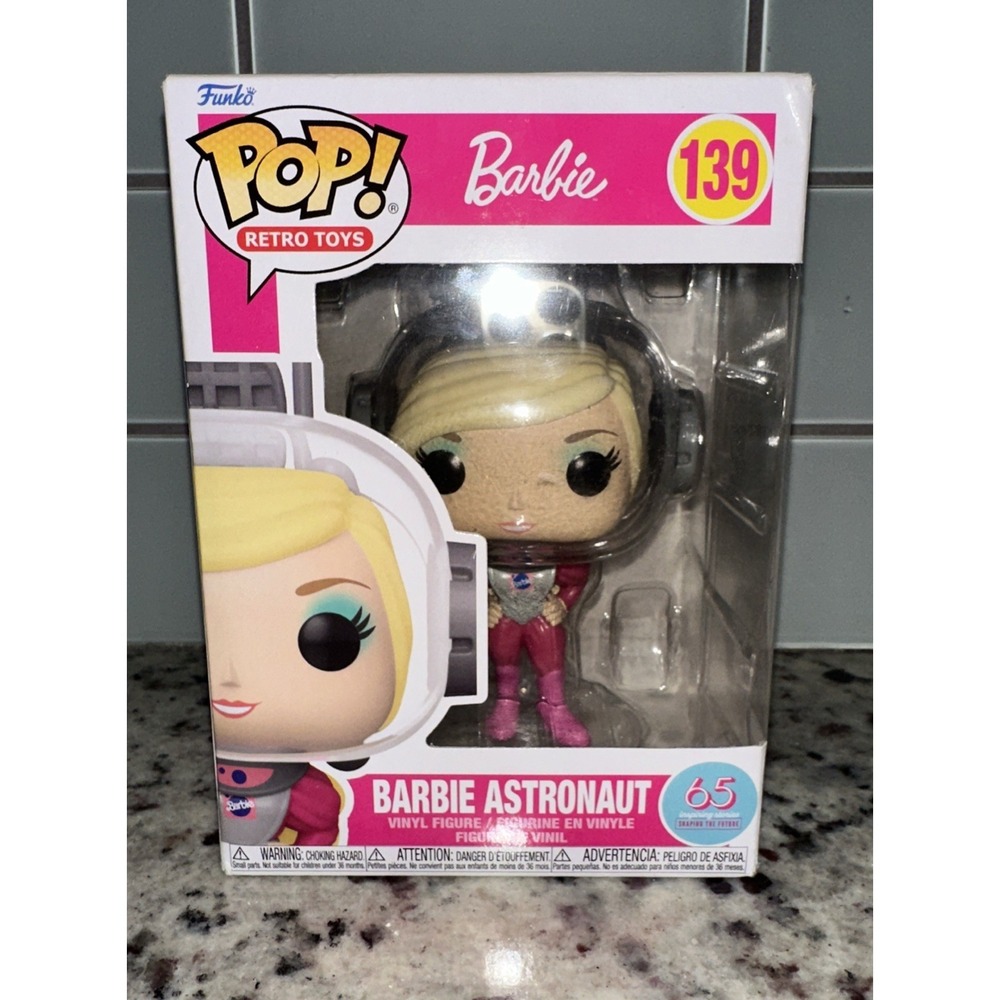 New Barbie 65th Anniversary Barbie Astronaut Funko Pop!‎ Vinyl Figure #139